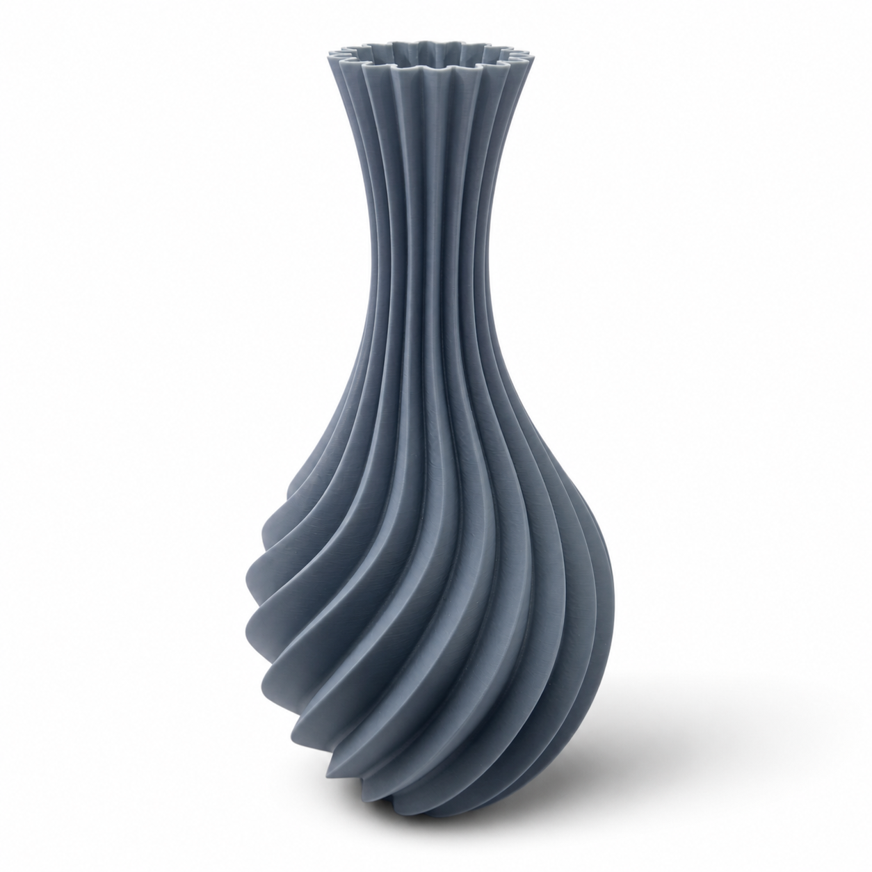Minimalistische Vase Forma Elira aus nachhaltigen Rohstoffen, präzise gefertigt in Deutschland