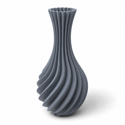 Minimalistische Vase Forma Elira aus nachhaltigen Rohstoffen, in Deutschland gefertigt und umweltfreundlich verpackt
