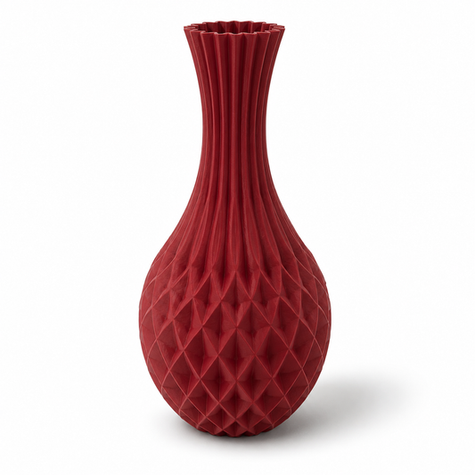Moderne Forma Kairo Vase aus nachhaltigen Rohstoffen auf Sideboard in Deutschland hergestellt