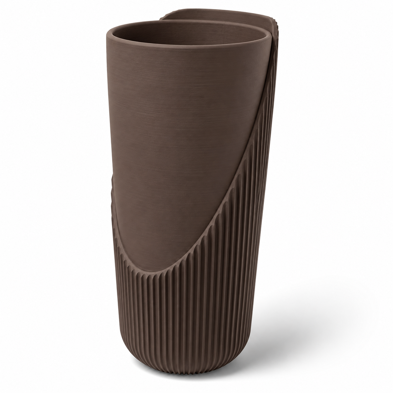 Forma Luvon Vase aus nachhaltigen Rohstoffen, hochwertige Wohndeko, in Deutschland gefertigt