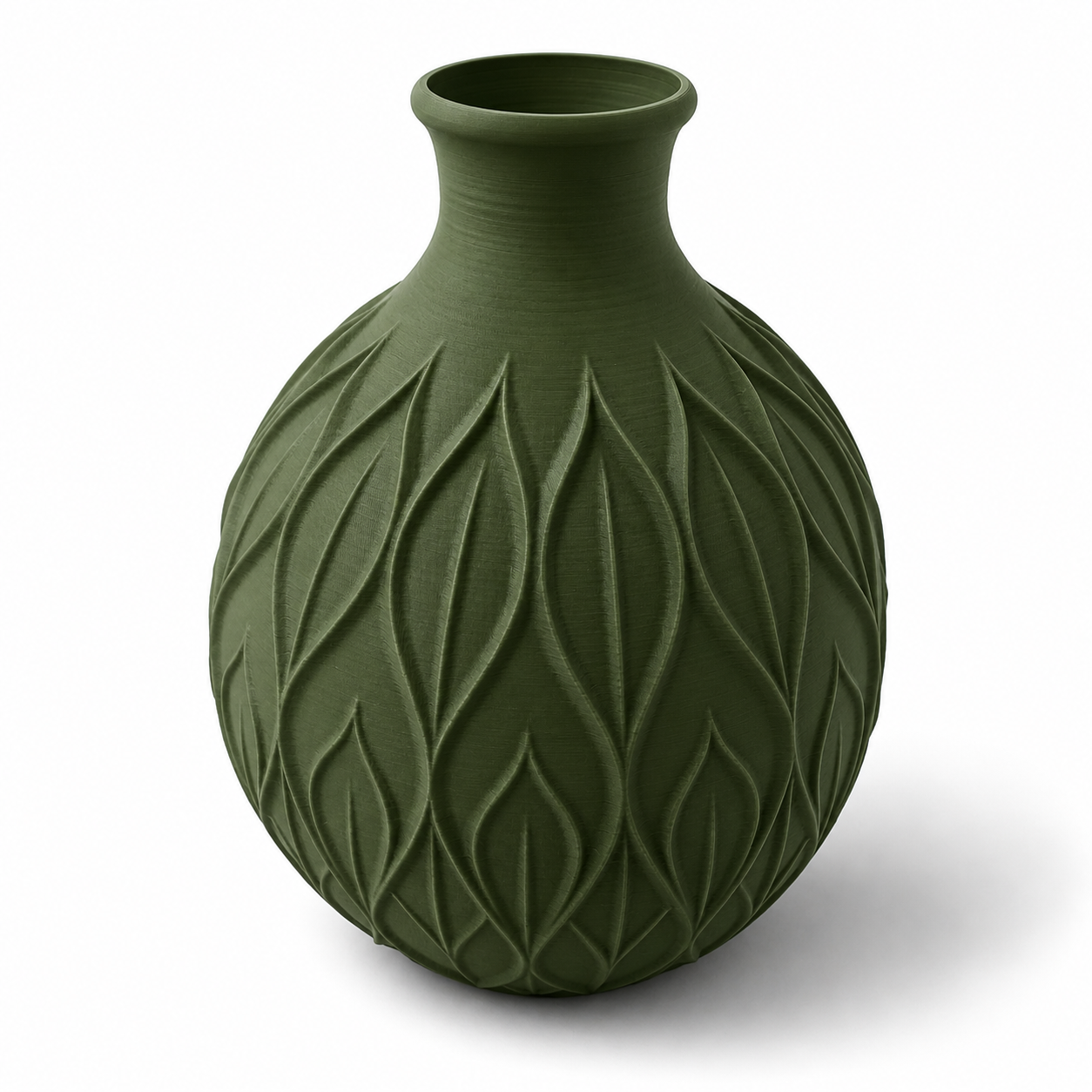 Elegante Design Vase Forma Selva aus nachhaltigen Rohstoffen, in Deutschland gefertigt