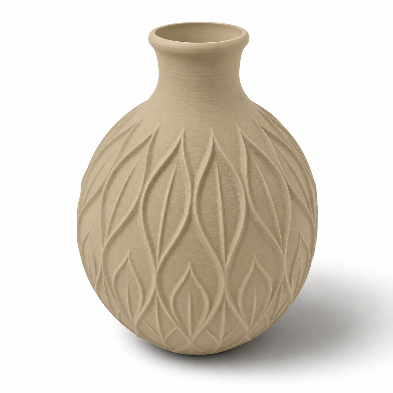 Elegante Design Vase Forma Selva aus nachhaltigen Rohstoffen, in Deutschland gefertigt, umweltfreundlich verpackt
